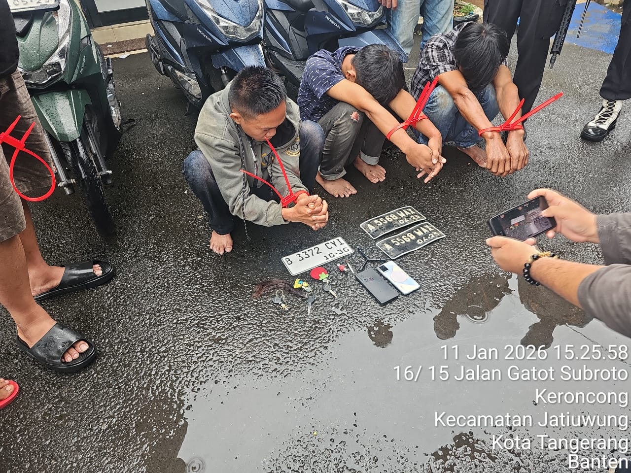 Bermodalkan CCTV dan Penyelidikan Intensif, Polsek Jatiuwung Ungkap Kasus Curanmor