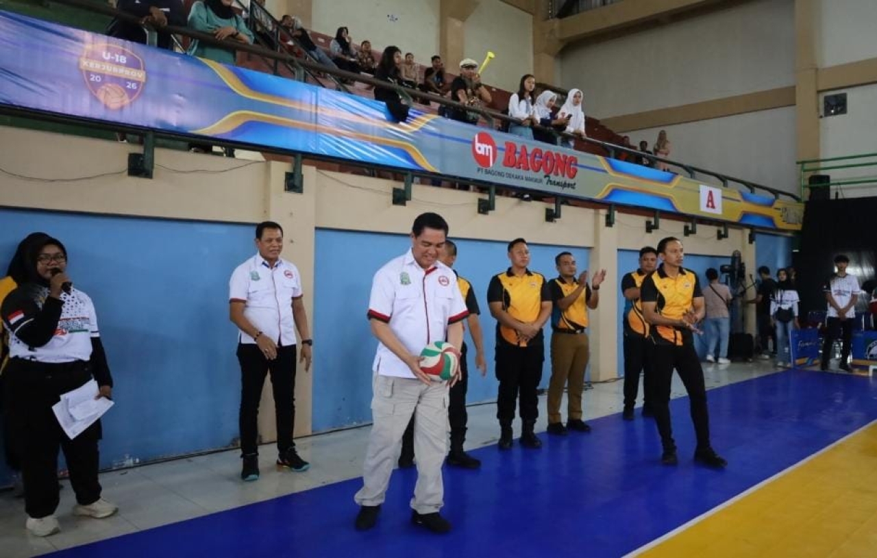 Kejurprov Bola Voli Indoor U-18 Antar Klub se - Jatim Tahun 2026 Dibuka, “Ajang Gali Potensi Atlet Muda”