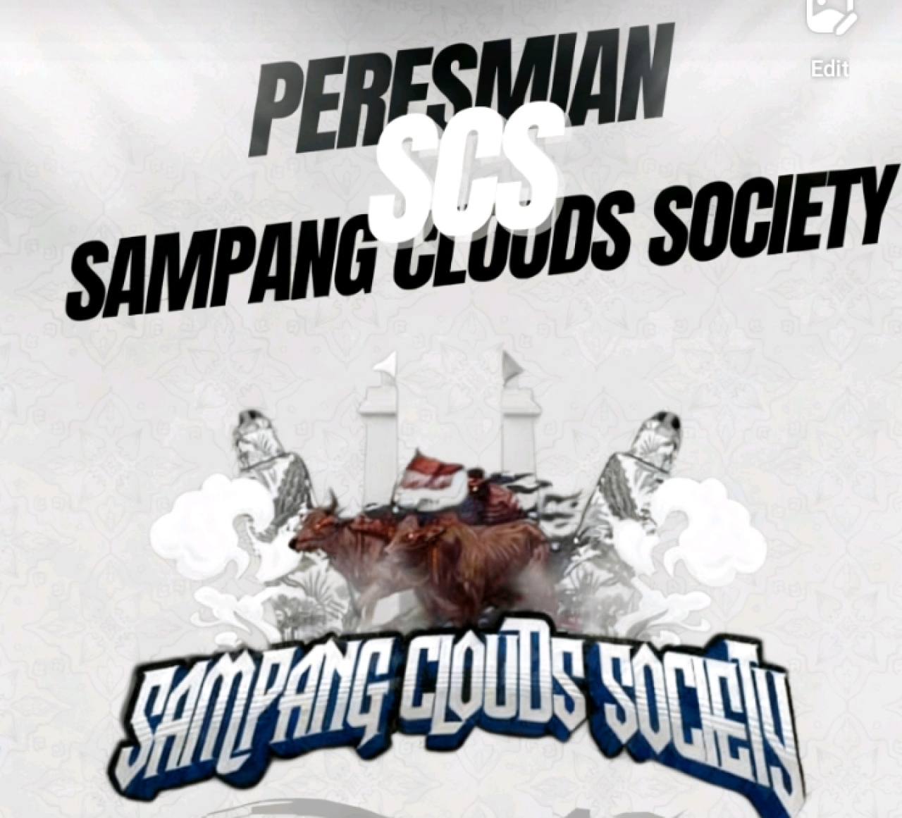 Komunitas Vape Sampang Bersatu, Sampang Clouds Society (SCS) Siap Diresmikan Akhir Pekan Ini