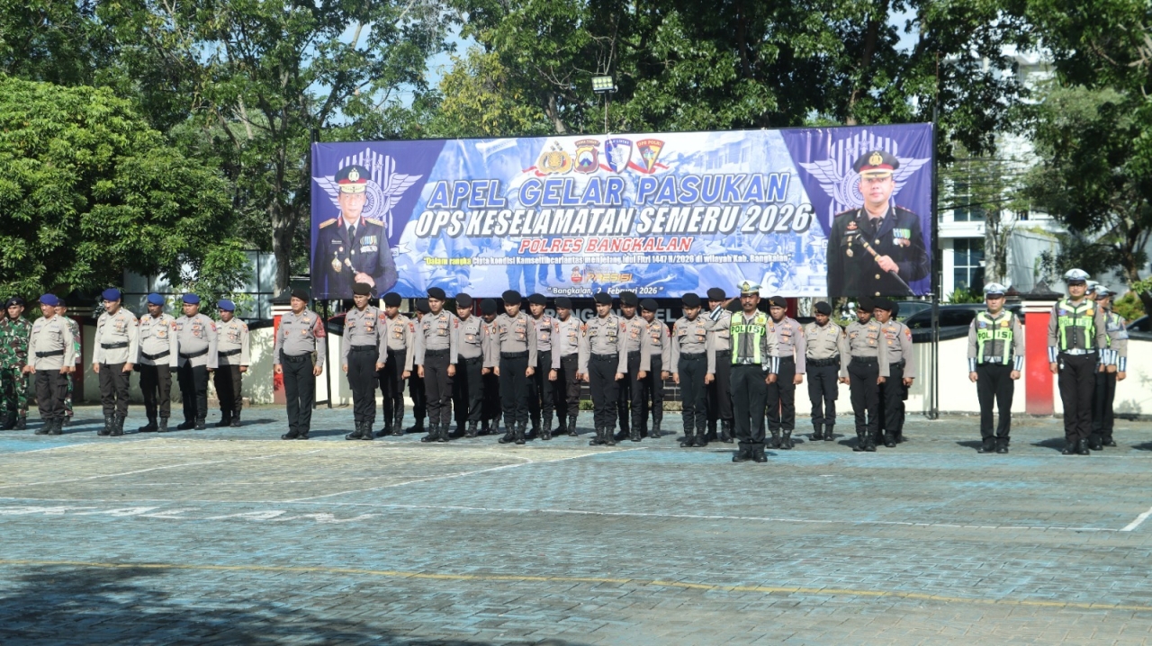 Tekan Angka Kecelakaan, Polres Bangkalan Gelar Operasi Keselamatan Semeru 2026