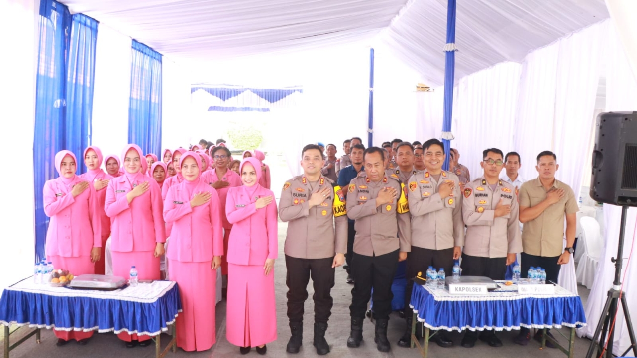 Kapolres Nganjuk Tekankan Pelayanan Empati dan Transparansi Anggaran Saat Tatap Muka di Jatikalen dan Patianrowo