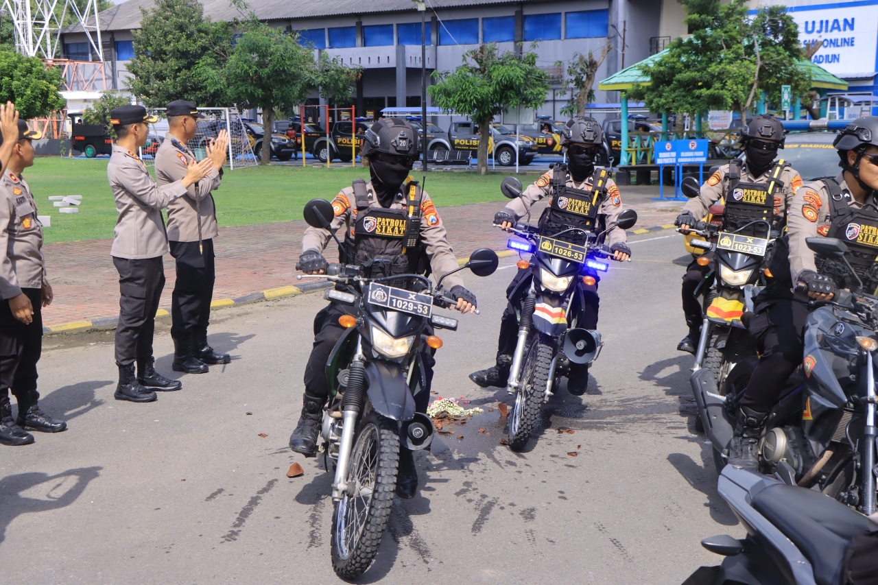 Kapolres Madiun Launching Patroli SIKAT untuk Harkamtibmas di Bulan Suci Ramadhan