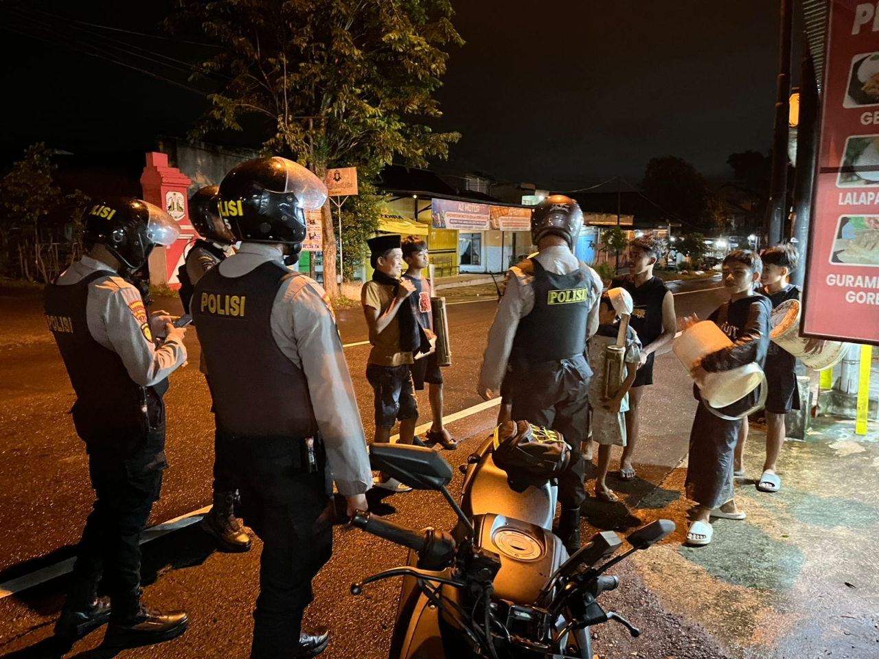 Polres Bondowoso Gelar Patroli Sahur Jaga Kekhusyukan Bulan Suci Ramadan