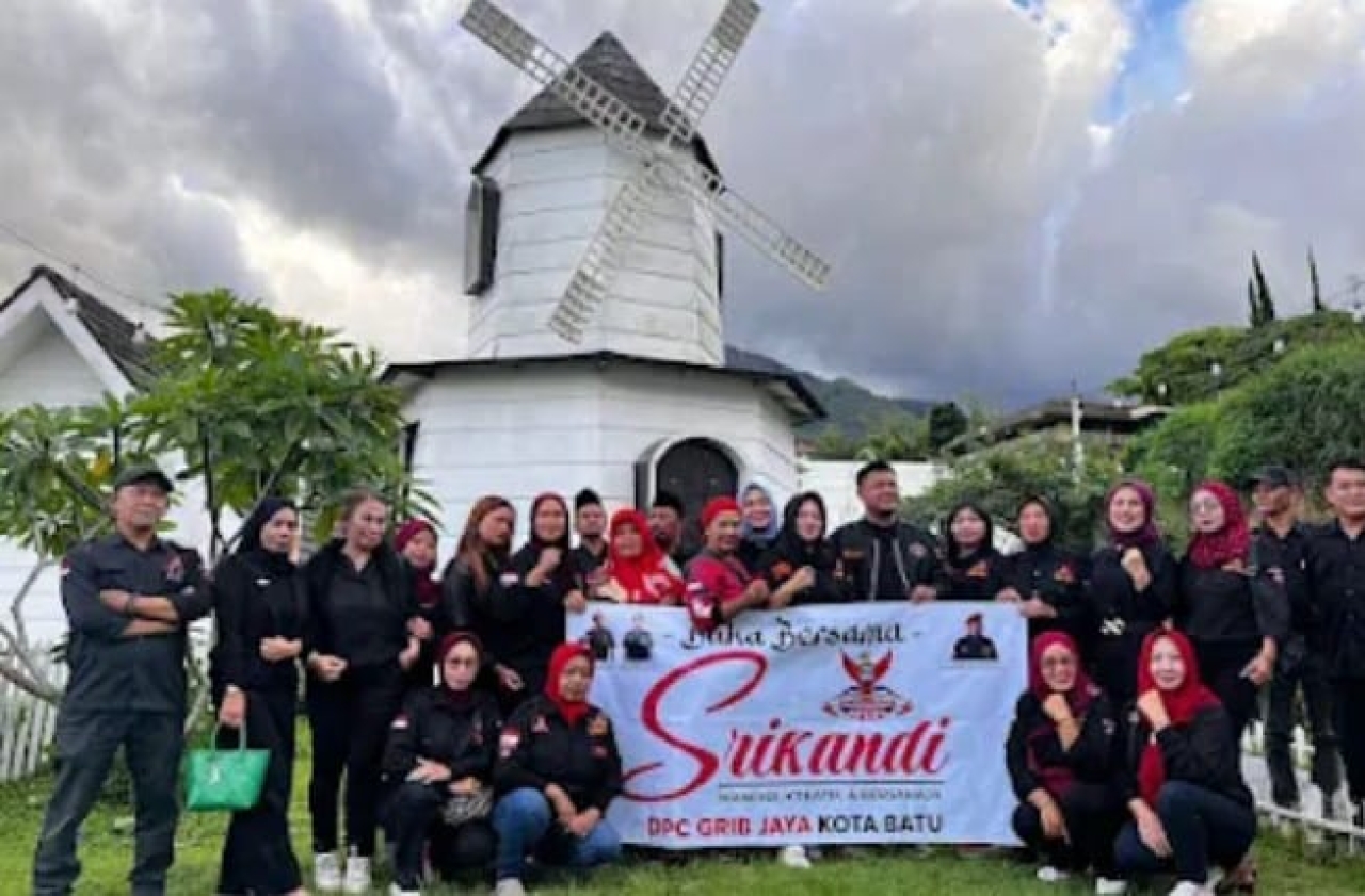 Srikandi DPD Grib Jaya Menghadiri Undangan Bukber di kantor Srikandi DPC GRIB JAYA Kota Batu