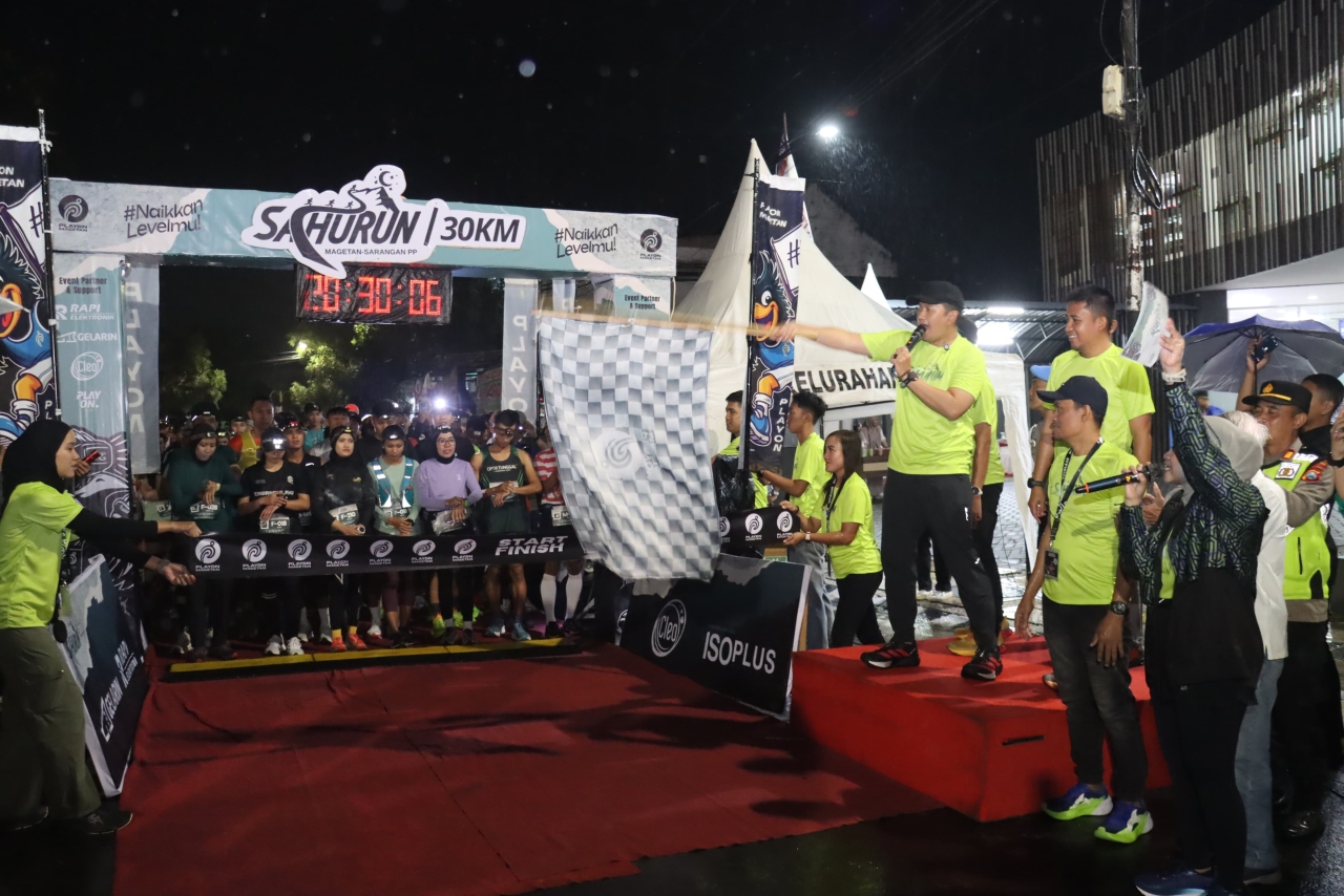 Sahurun 30K : Polres Magetan Wadahi Komunitas Pelari di Bulan Ramadhan