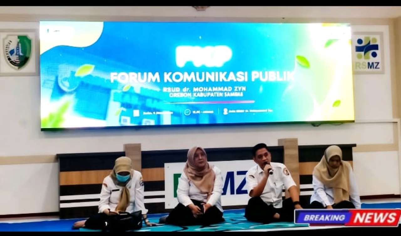 Caption Foto: RSUD Mohammad Zyn Gelar Forum Komunikasi Publik
