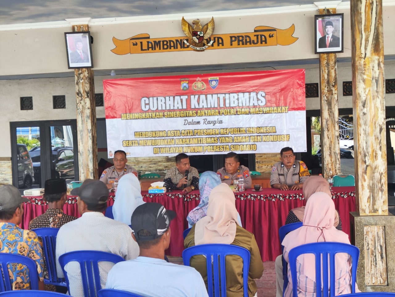 Polresta Sidoarjo Gelar Curhat Kamtibmas Perkuat Sinergi dan Serap Aspirasi Warga