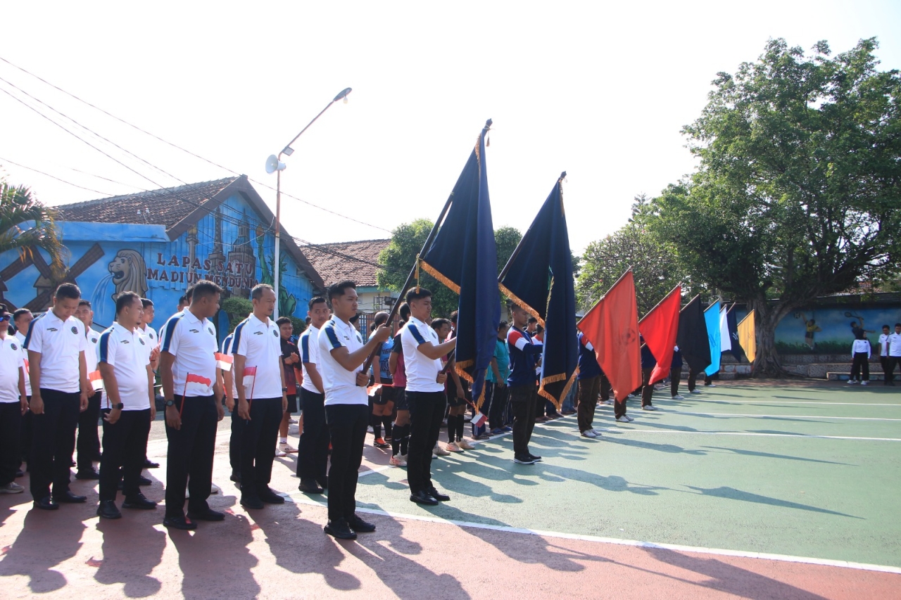 Semarak HBP ke-62, Lapas I Madiun Buka Pekan Olahraga Pegawai dan Warga Binaan