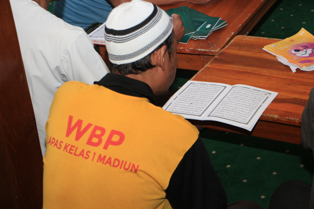 Sejukkan Hati, Warga Binaan Lapas I Madiun Sukses Laksanakan Khotmil Qur’an
