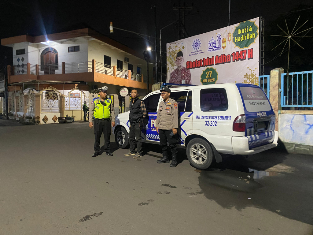 Patroli Harkamtibmas Intensif Jadi Ikhtiar Polsek Semampir dalam Menciptakan Situasi yang Aman dan Kondusif