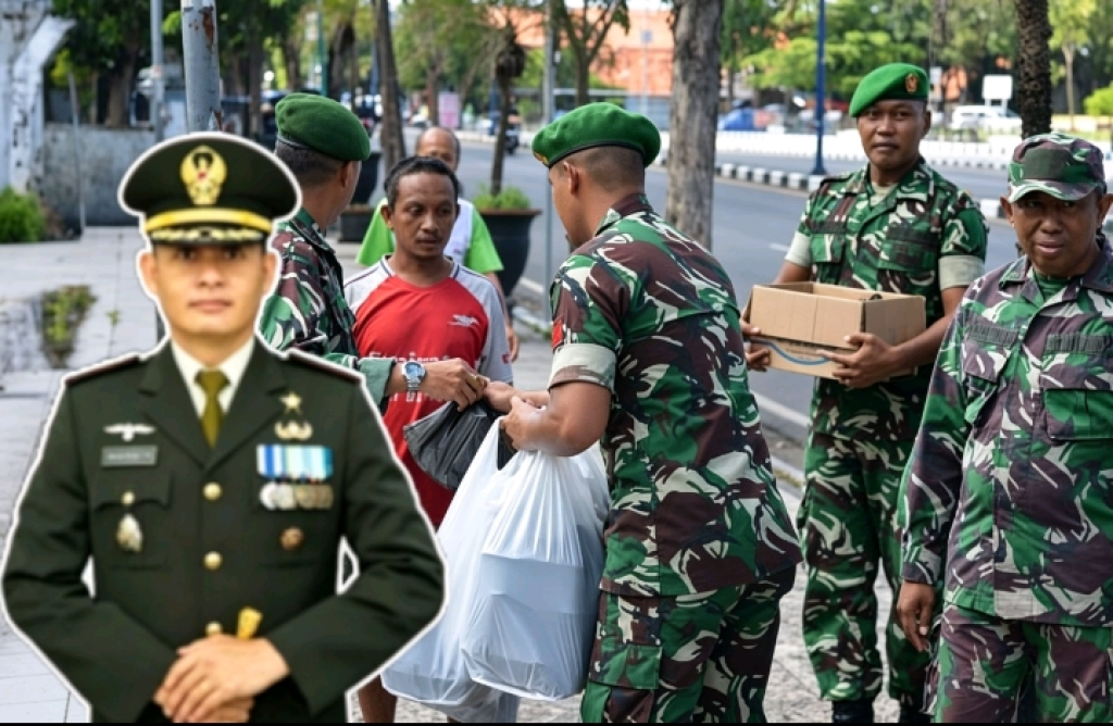 Caption Foto: Saat jajaran Kodim 0828/Sampang kembali membuktikan sisi humanis TNI melalui aksi sosial di hari Jumat.