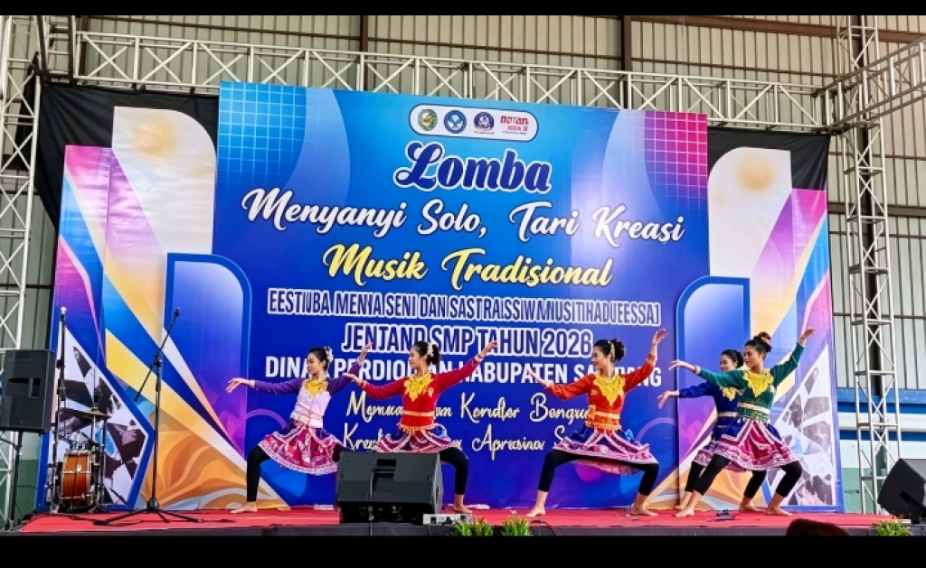 Caption: Dinas Pendidikan Sampang Gelar FLS3N SMP 2026, Jaring Bibit Seniman