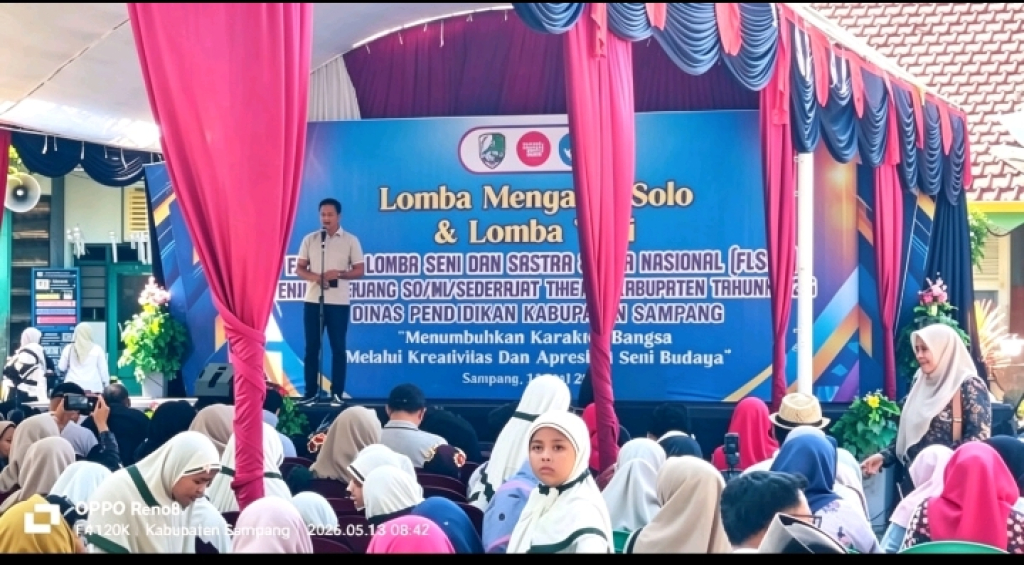 Caption Foto: Kadisdik Sampang Nor Alam Sampang Tekankan Penguatan Karakter Siswa M