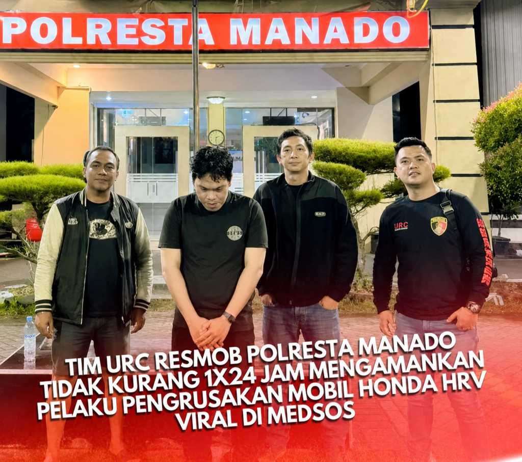AKP Elwin Kristanto Pimpin Pengungkapan Kilat, Korban Apresiasi Kinerja Reskrim Polresta Manado