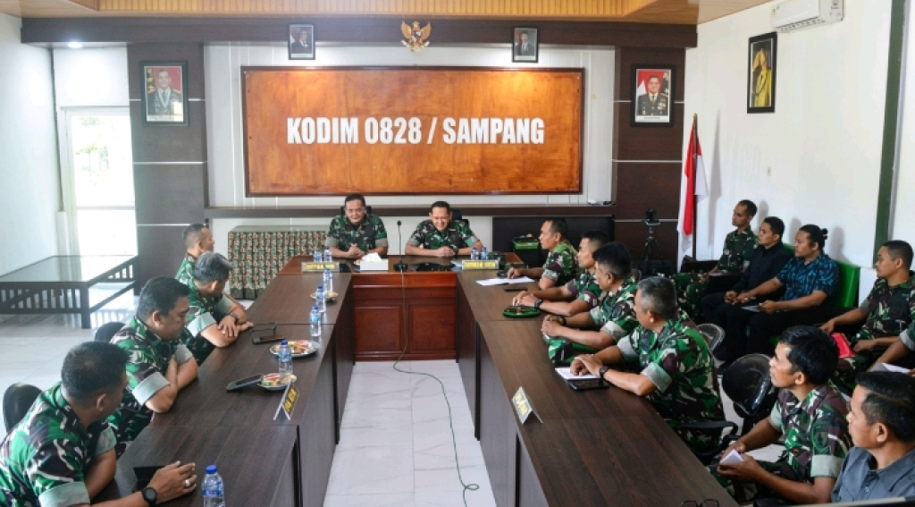 Caption Foto: Kodim 0828/Sampang Terima Audit Kinerja dari Itdam V/Brawijaya