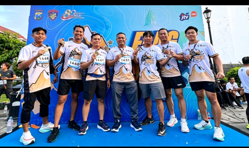 Meriahkan Hari Jadi Korps Bhayangkara, Polres Sampang Hadiri Semeru Fun Run 2026 di Kawasan Bersejarah Surabaya