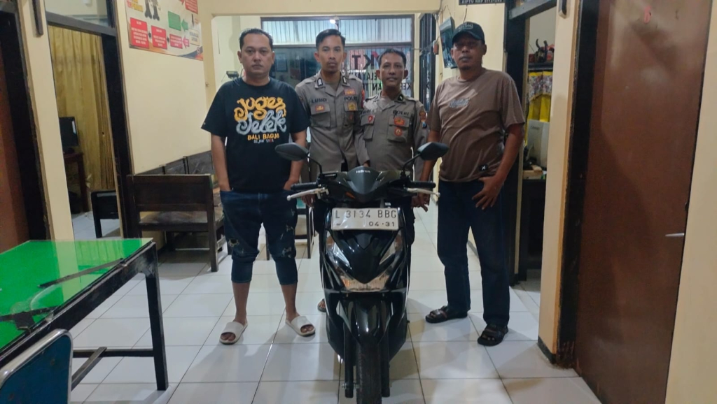 Polsek Lenteng Berhasil Ungkap Kasus Curanmor, Pelaku Diamankan Kurang dari 24 Jam