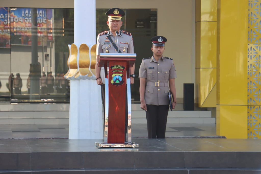 Wakapolres Pamekasan Pimpin Upacara Peringatan Hari Juang Polri Tahun 2026