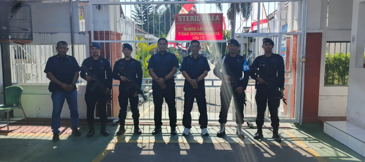 Perkuat Kewaspadaan dan Sinergi Pengamanan, Lima Personel Brimob Kompi 4 Batalyon C Pelopor Tilik Sambang ke Lapas
