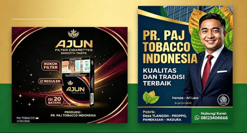 Caption Foto: Komisaris Utama PT Panglima Arudam sekaligus pemilik PR PAJ Tobacco Indonesia, H. Edi Arudam.