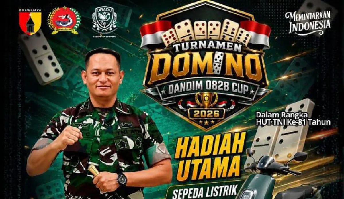 Kodim 0828/Sampang Gelar Turnamen Domino Dandim Cup 2026 Sambut HUT TNI ke-81