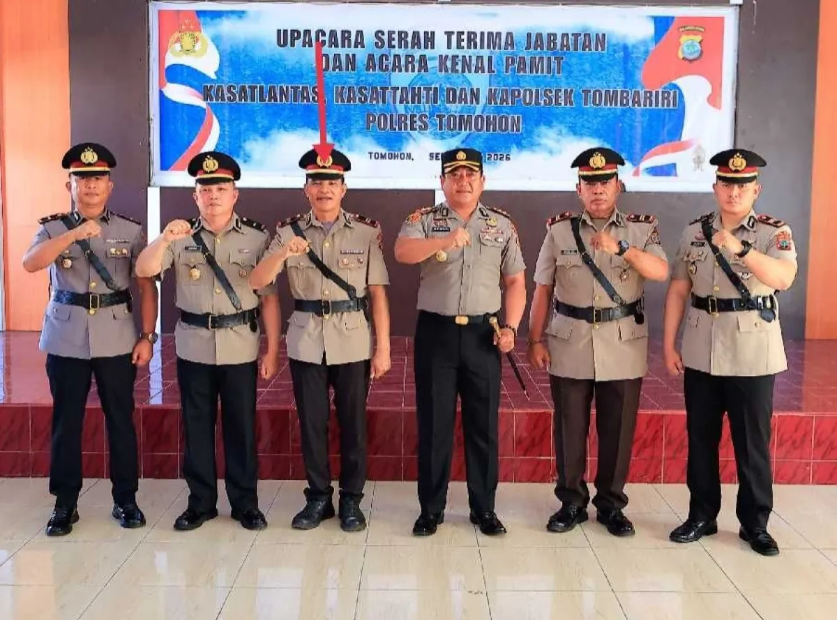 Kapolres Tomohon AKBP Novrial Kombo: Mutasi Jadi Momentum Tingkatkan Profesionalisme dan Pelayanan