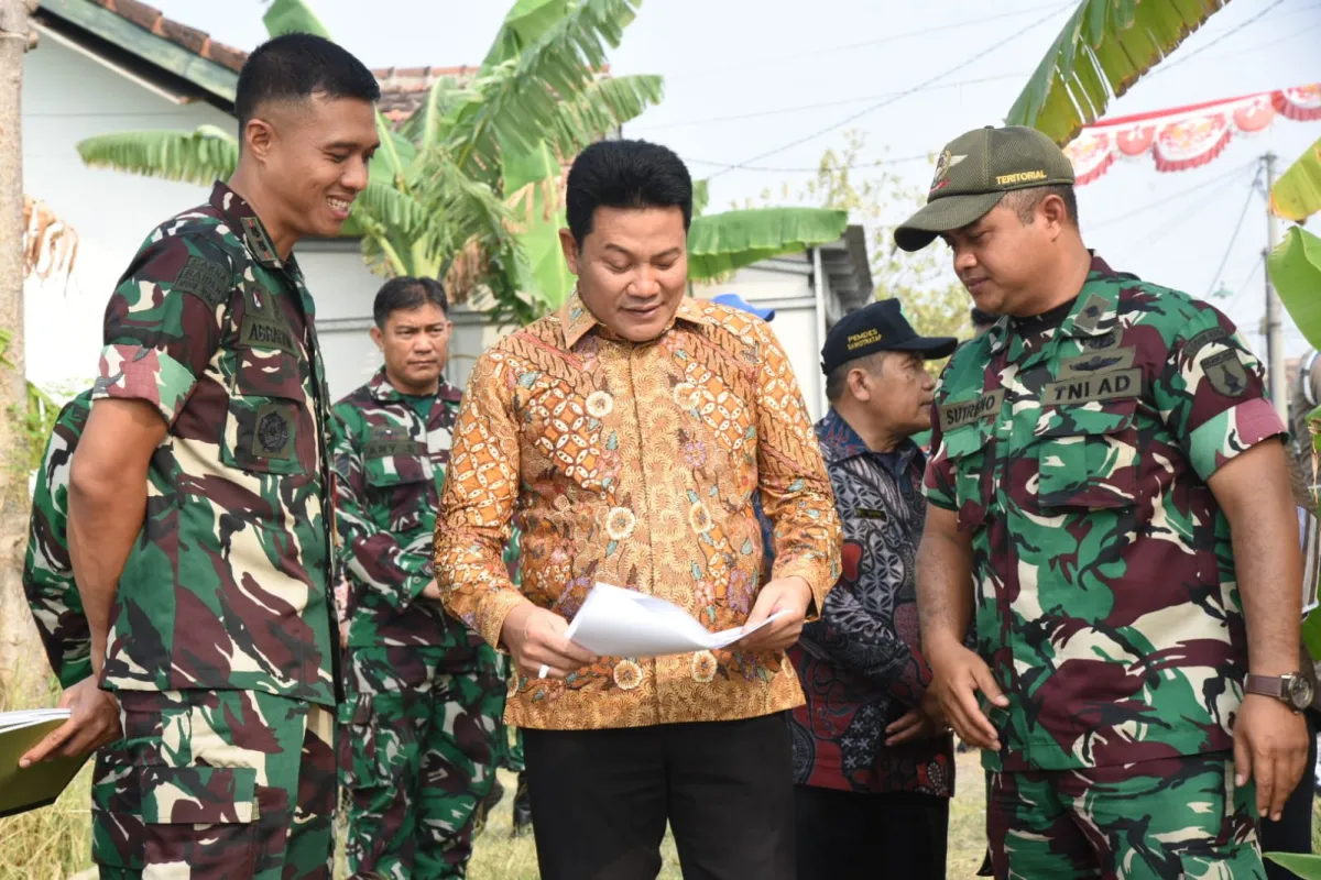 Bupati Subandi Dukung Kompi Produksi Kodim 0816/Sidoarjo untuk Wujudkan  Ketahanan Pangan