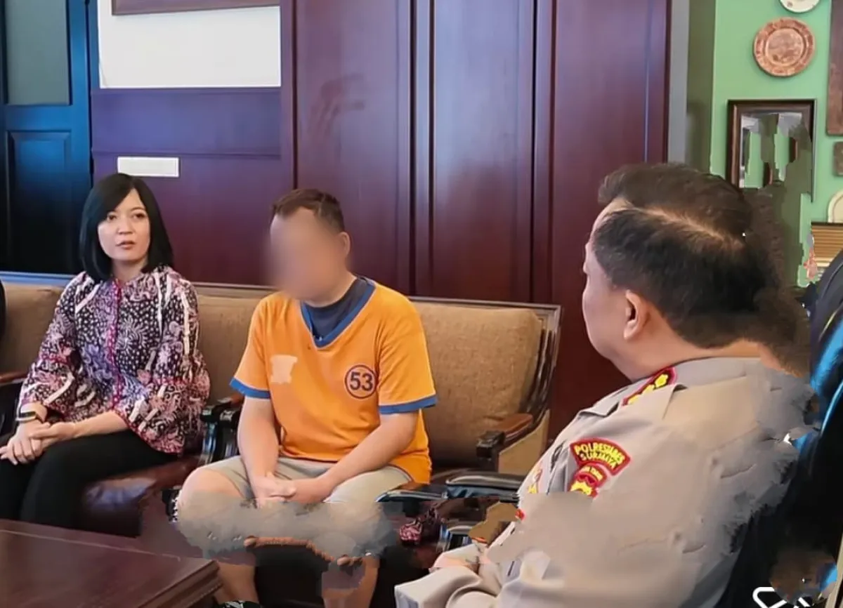 Polrestabes Surabaya Amankan Terduga Pencabulan Anak Dibawah Umur 