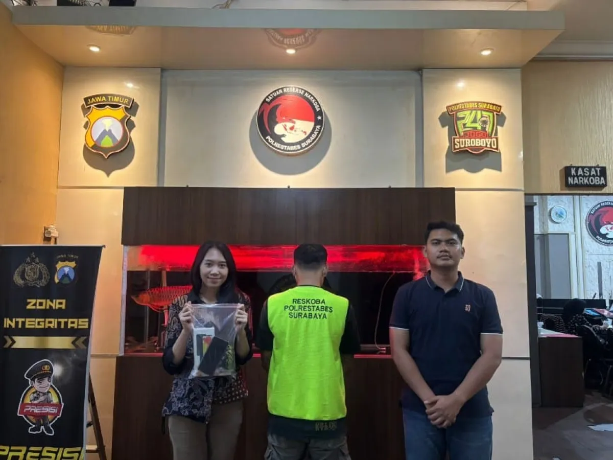 Polrestabes Surabaya Bekuk Pengedar Sabu, Kulakan di Rabesan Bangkalan 