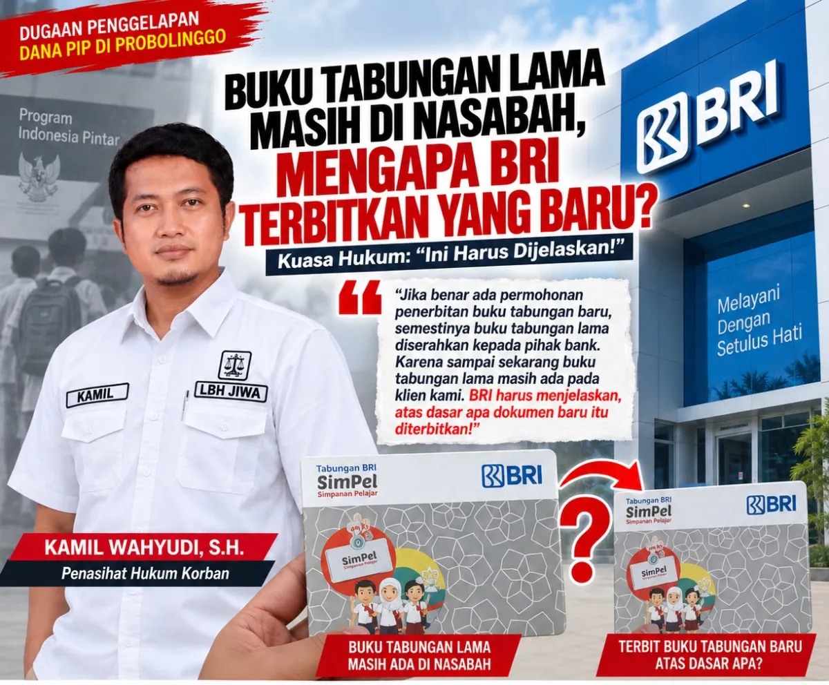 Buku Tabungan Lama di Nasabah, Mengapa BRI Terbitkan yang Baru? Kuasa Hukum, Jangan Berlindung di Balik Dalih Prosedur
