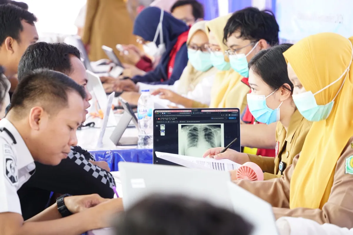 Lapas Narkotika Pamekasan Gelar Tracing Tuberkulosis Terintegrasi, 200 Peserta Jalani Skrining Kesehatan
