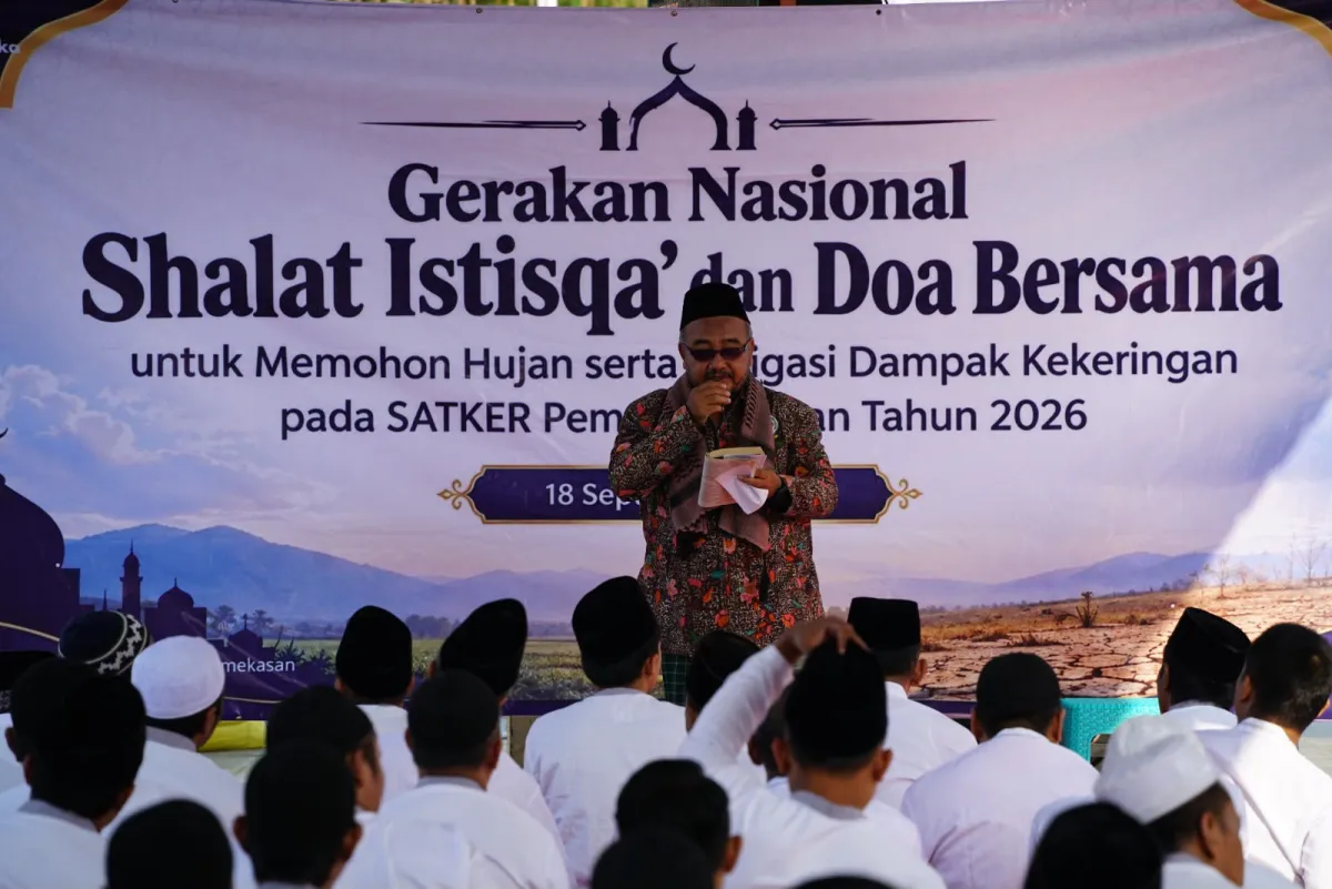 Lapas Narkotika Pamekasan Gelar Shalat Istisqa’ dan Doa Bersama, Ikhtiar Memohon Hujan dan Peduli Dampak Kekeringan