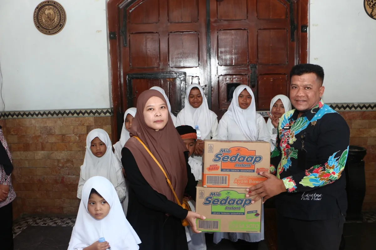 Lapas Kelas I Madiun Gelar Pengajian dan Santunan Anak Yatim                                           