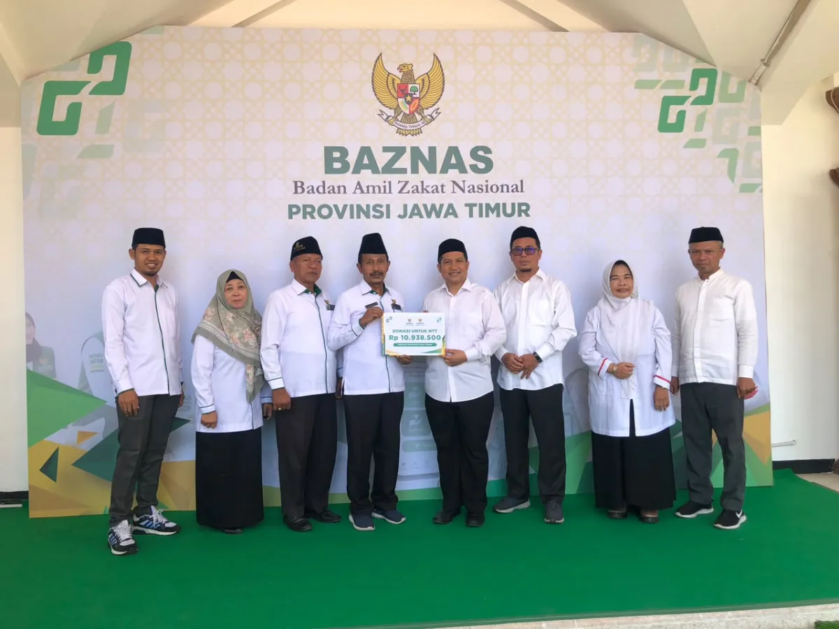 BAZNAS Sampang Salurkan Bantuan Dana Kemanusiaan Rp10,9 Juta untuk Korban Bencana NTT Melalui BAZNAS Jatim