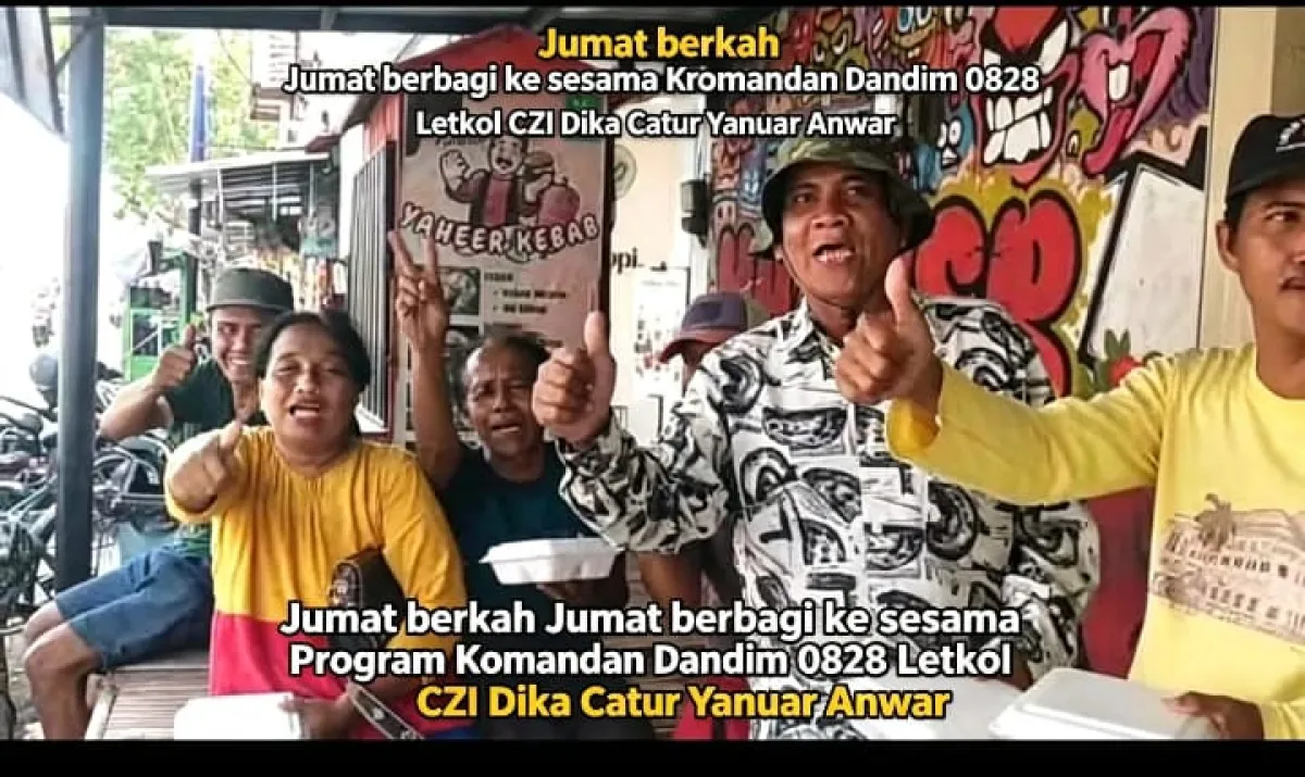 Hadir untuk Rakyat Kecil, Kodim 0828/Sampang Istiqomah Salurkan Bantuan di Jalanan