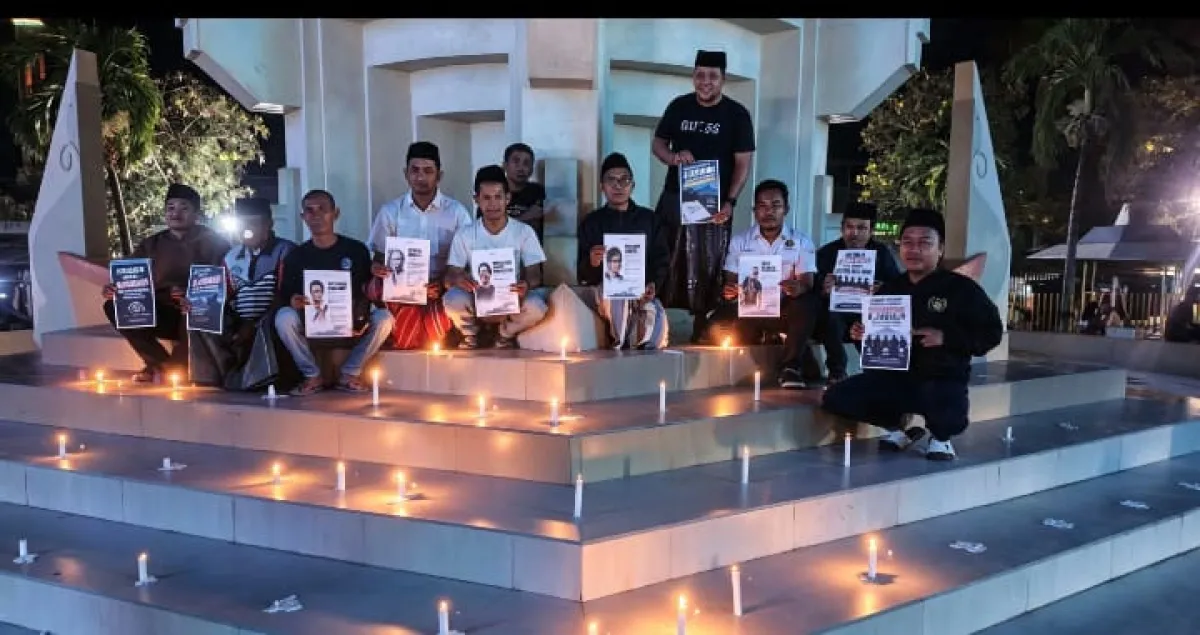 Solidaritas Insan Pers Sampang: Doa Bersama dan Aksi Sosial Ditujukan untuk 5 Jurnalis Hilang di Gunung Krakatau