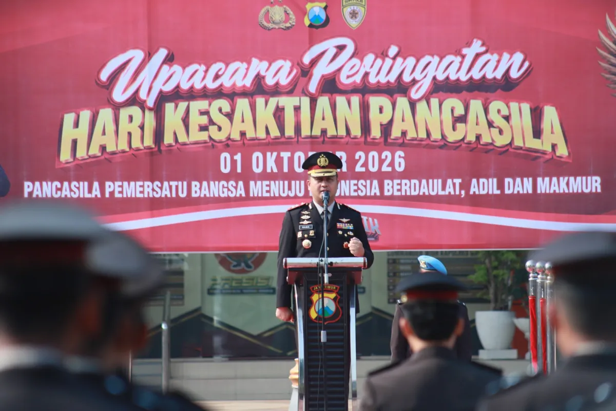 Kapolres Gresik Pimpin Upacara Hari Kesaktian Pancasila 2026, Teguhkan Nilai Persatuan