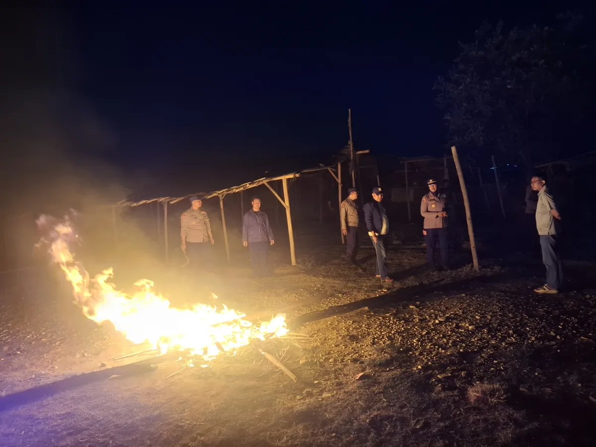 Polres Tulungagung Bongkar Lokasi Perjudian Sabung Ayam Dan Dadu di Desa Bono