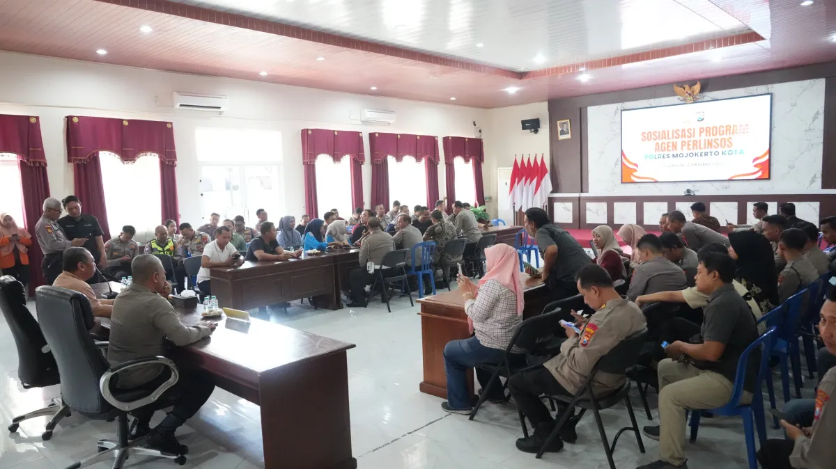 Sinergi Lintas Instansi, Polres Mojokerto Kota Siapkan Personel Jadi Agen Perlinsos